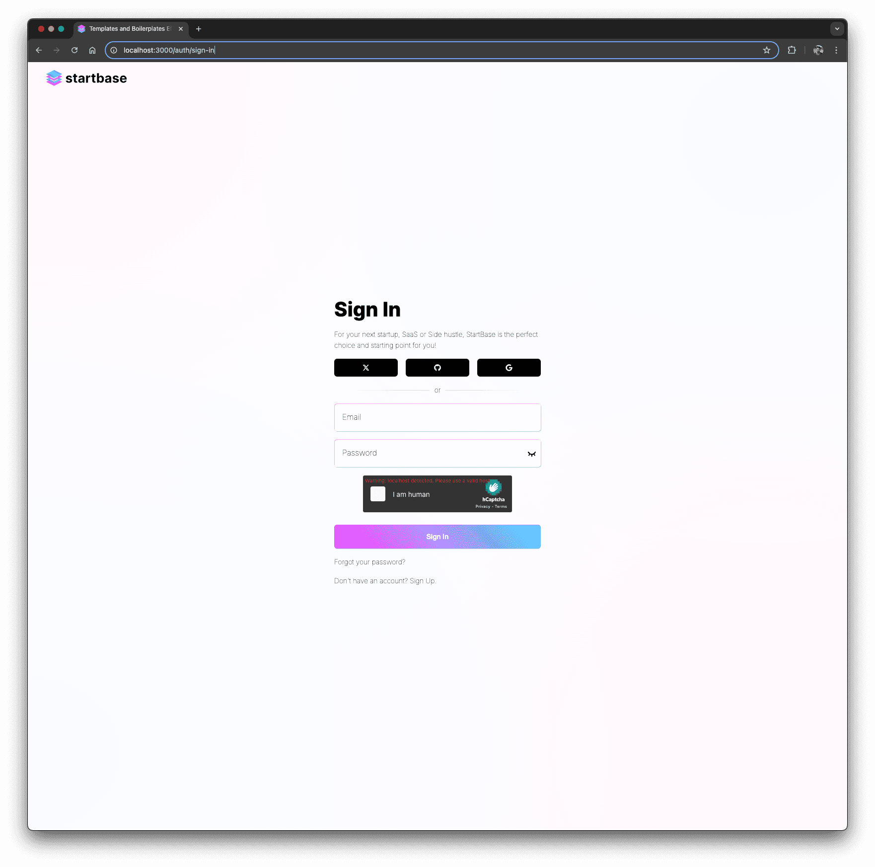 Landing Page